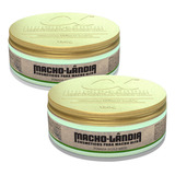 Kit 2 Pomada Matte Efeito Seco Cera Modeladora Fixação Forte