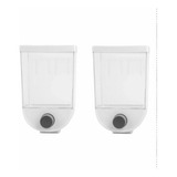 Kit 2 Porta Alimentos Grãos Cereais Dispensador 1500 Ml
