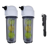 Kit 2 Pressurizador Bolas Tênis Padel Beach Tennis E Bomba