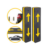 Kit 2 Protetor Parachoque Garagem Estacionamento Parede 8cm