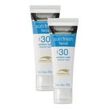 Kit 2 Protetor Solar Neutrogena Sun Fresh Facial Fps 30 40g