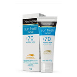 Kit 2 Protetor Solar Neutrogena Sun Fresh Fps 70 1 40 G