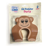 Kit 2 Protetores De Porta Infantil Bebês Evita Prender Dedos