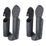Kit 2 Prs Perneira Bidim C/velcro 3 Talas Aço Prot Joelho