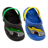 Kit 2 Prs Sandalia Babuche Infantil Menina Menino Leve Macio
