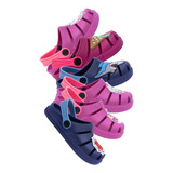 Kit 2 Prs Sandalia Babuche Infantil Menino Menina Leve Macio