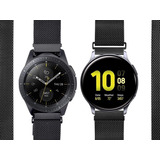 Kit 2 Pulseiras Aço Galaxy Watch