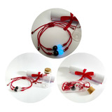 Kit 2 Pulseiras Your Name - Akai Ito Brilha + Magnética
