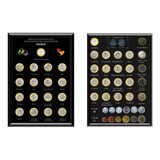 Kit 2 Quadros Moedas Olimpiadas E Comemorativas Plano Real