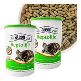 Kit 2 Ração Tartarugas Aquáticas Alcon Reptolife 270g