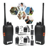 Kit 2 Radio Walk Talk Comunicador 16 Ch Baofeng 777s + Fone!