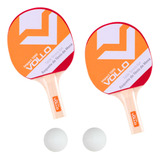 Kit 2 Raquete Ping Pong Tenis