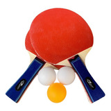 Kit 2 Raquete Tênis Mesa Ping Pong Profissional