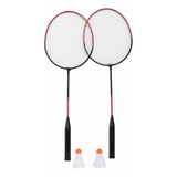 Kit 2 Raquetes Badminton + 2