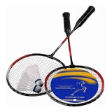 Kit 2 Raquetes Badminton C/ 2