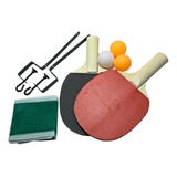 Kit 2 Raquetes Emborrachadas Ping Pong