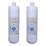 Kit 2 Refil C+3 Vela Filtro Purificador Ibbl Fr600 Evolux C3