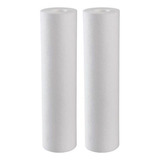 Kit 2 Refil Cartucho Polipropileno Liso 10x2.1/2 0,5 Micras