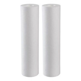 Kit 2 Refil Cartucho Polipropileno Liso 10x2.1/2 20 Micras