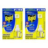 Kit 2 Refil Repelente Líquido Óleo Citronela Raid 32,9ml