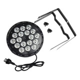 Kit 2 Refletor Canhão Slim Par Led 18x15w Rgbwa Dmx Luz Dj