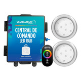 Kit 2 Refletor Led Piscina Rgb