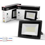 Kit 2 Refletor Super Led Holofote Pro 200w Bivolt Prova D'água Cor Da Luz Branco Frio Lumi