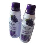 Kit 2 Removedor Esmaltes 450ml Profissional Zero Acetona Uva