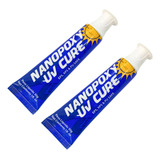 Kit 2 Resina Reparo Conserto Prancha De Surf Cure 2 Nanopoxy