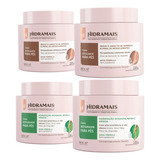 Kit 2 Restaurador Pés 220g + 2 Esfoliante Pés 220g Hidramais