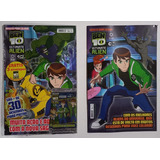 Kit 2 Revistas Ben10 P/ Colorir + 2 Cromos Ben10 - 72 Páginas Para Colorir Ben10 + 2 Cromos Colorir E Pintar Ben10 