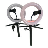 Kit 2 Ring Light De Mesa Iluminador P/ Fotos E Videos