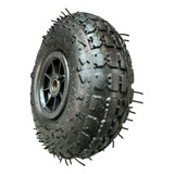 Kit 2 Roda Aro 3.50-4 C/ Câmara E Pneu P/ Carrinho De Carga 