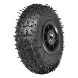 Kit 2 Rodas Aro 3.50-4 C/ Câmara E Pneu Para Carrinho