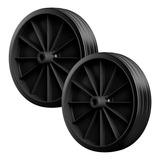 Kit 2 Rodas Para Carrinho De Feira Reforçada 15cm Diâmetro