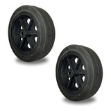 Kit 2 Rodinha 125mm Super Reforçada Carrinho De Feira 120kg