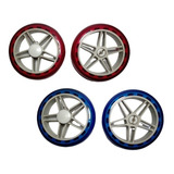 Kit 2 Rodinhas Rodas Para Carrinho De Compras Feira Maleiro
