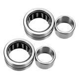 Kit 2 Rolamentos Na4904 Ø20 X Ø37 X 17mm C/ Anel Interno