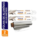 Kit 2 Rolos Papel Alumínio -
