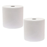 Kit 2 Rolos Papel Toalha Lavável Pano Multiuso Limpeza 300