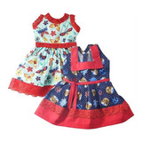 Kit 2 Roupinhas P/ Boneca Realista Reborn - Vestido + Brinde