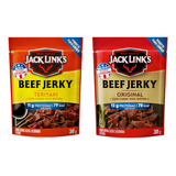 Kit 2 Sabores Beef Jerky Protein Snacks Carne Jack Links