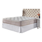 Kit 2 Saia Cama Box Baú Solteiro Matelada Veneza 50cm Altura
