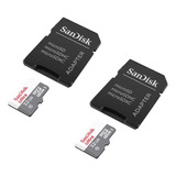 Kit 2 Sandisk Ultra Microsd 32gb