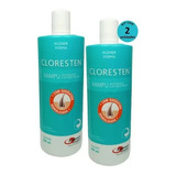 Kit 2 Shampoo Cloresten 500ml Pra