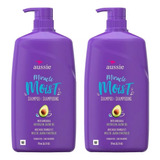 Kit 2 Shampoos Aussie Miracle Moist