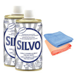 Kit 2 Silvo Limpa Prata Ouro