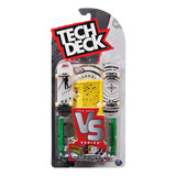 Kit 2 Skate De Dedo Com Obstáculo Disorder - Tech Deck