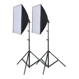 Kit 2 Soft Box 50 X 70 Luz Contínua Foto Vídeo Youtube
