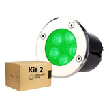 Kit 2 Spot Balizador 5w Verde